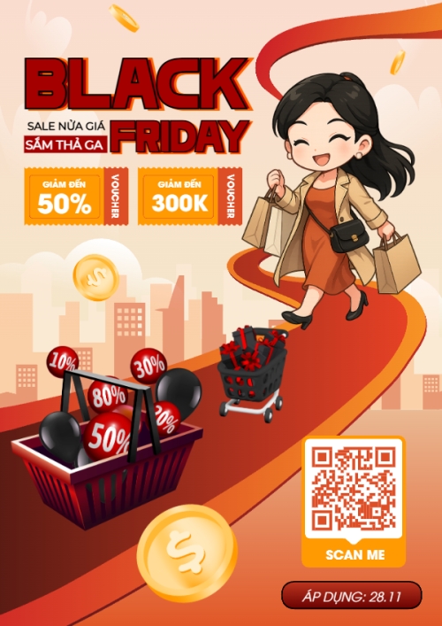 Sale nửa giá sắm thả ga