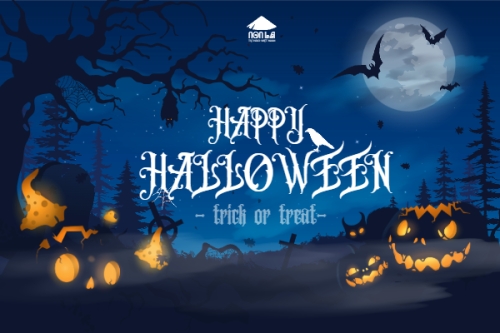 Halloween, lễ hội ma quái, sự kiện, event, dễ thương, cute, chibi, hoạt hình, cartoon