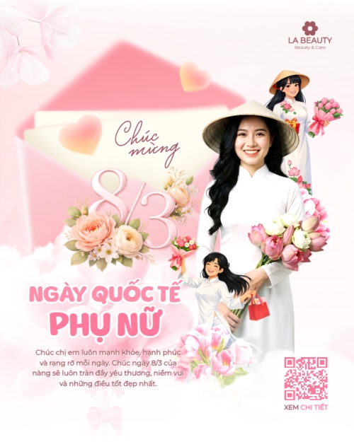 Chúc mừng ngày Quốc tế phụ nữ 8/3