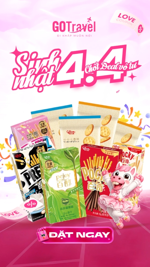Sinh nhật 4.4 chốt deal vô tư