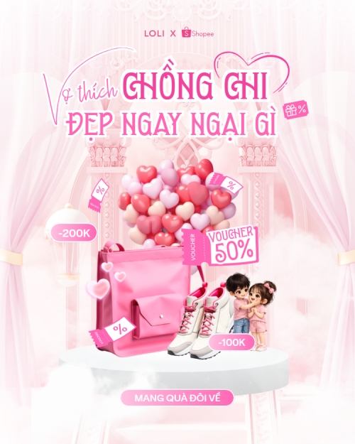 Vợ thích chồng chi đẹp ngay ngại gì