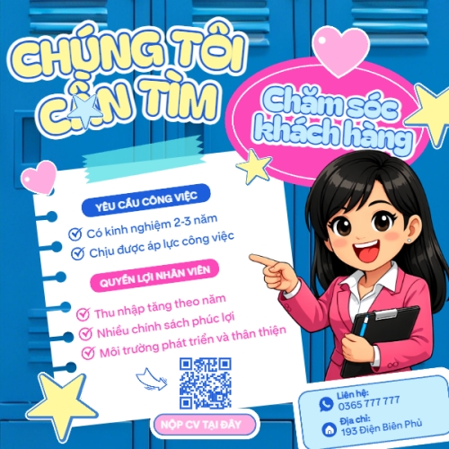 Tuyển dụng chăm sóc khách hàng