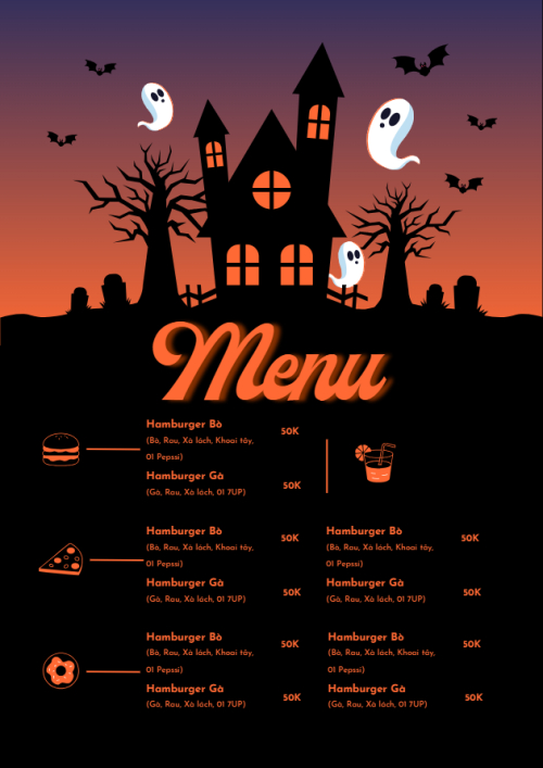 Halloween, đồ ăn, food, thực phẩm, ẩm thực, món ăn, F&B, nhà hàng, thức ăn