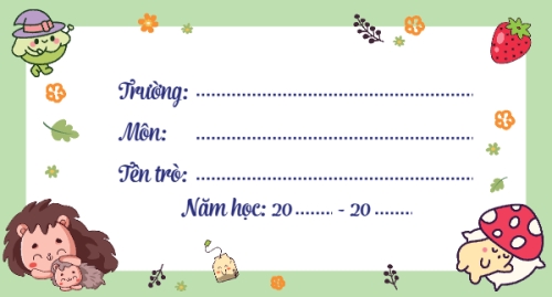 Cá nhân, personal,giáo dục, education, school, trường học, cartoon, hoạt hình, dễ thương, cute,