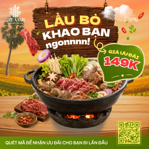 Lẩu bò khao bạn