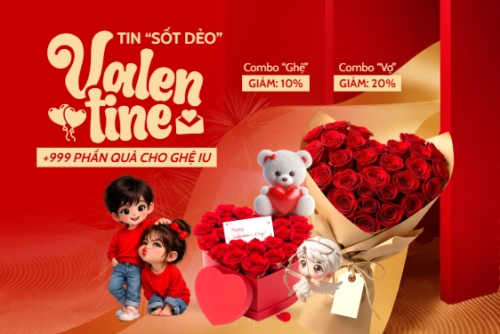 Tin sốt dẻo Valentine
