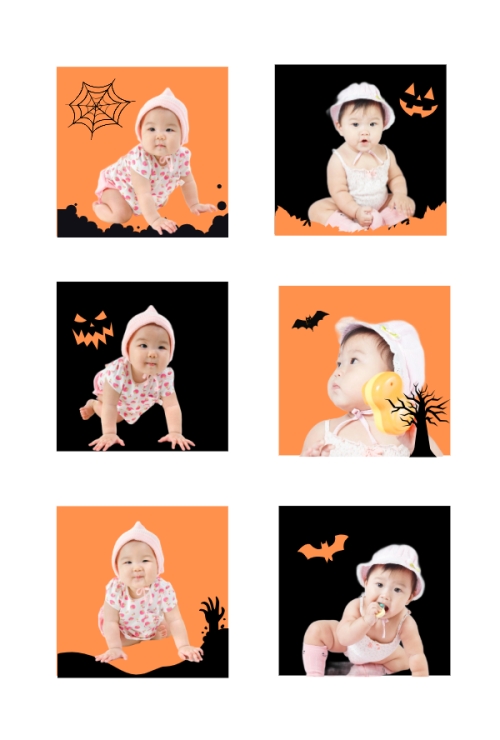 Em bé halloween