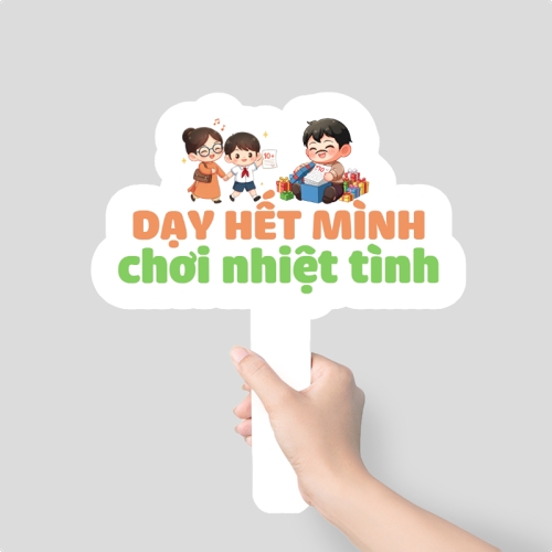 Dạy nhiệt tình chơi hết mình