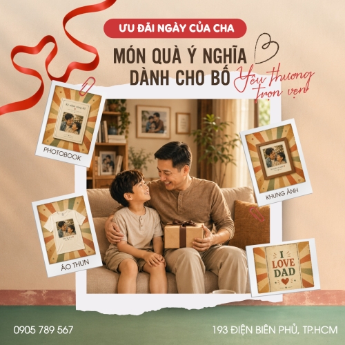 Món quà ý nghĩa dành cho bố