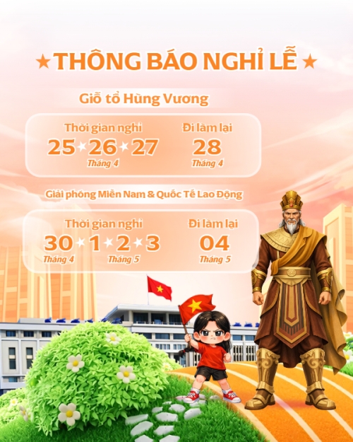 Thông báo nghỉ lễ 2026