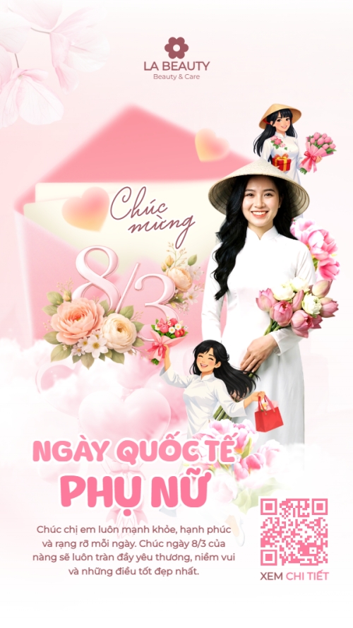 Chúc mừng ngày Quốc tế phụ nữ 8/3