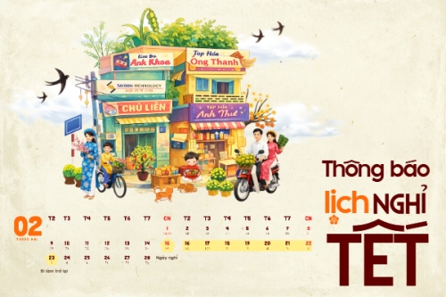 Thông báo nghỉ tết Nguyên Đán