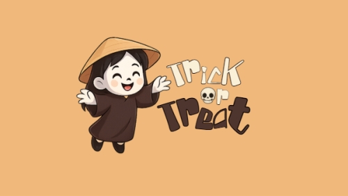 Halloween, lễ hội ma quái, sự kiện, event, dễ thương, cute, chibi, hoạt hình, cartoon