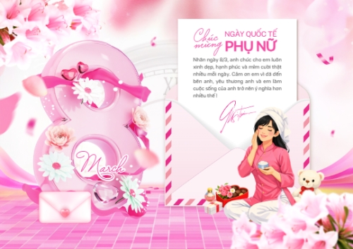 Chúc mừng ngày Quốc tế phụ nữ 8/3