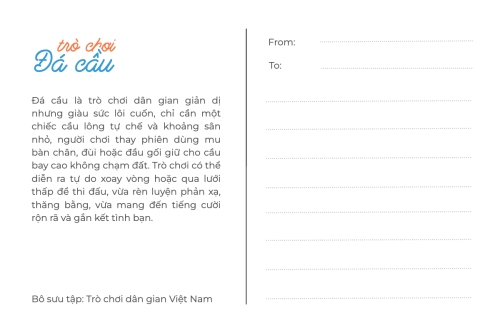 Trò chơi dân gian, trò chơi đá cầu, Việt Nam, traditional, truyền thống, đơn giản — 2