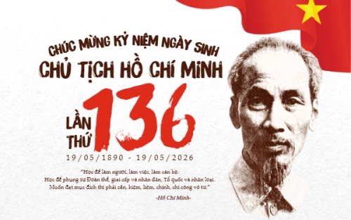 Kỷ niệm 136 năm ngày sinh Chủ tịch Hồ Chí Minh