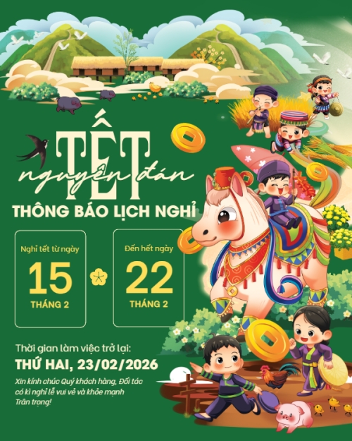 Thông báo nghỉ tết Nguyên Đán