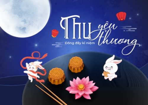 Trung thu, Tết Đoàn Viên, mid-autumn festival, sự kiện, event, dễ thương, cute, chibi, hoạt hình, cartoon