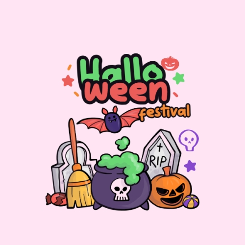 Halloween, lễ hội ma quái, sự kiện, event, thực phẩm, food, dễ thương, cute, chibi, hoạt hình, cartoon