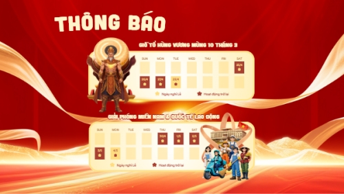 Thông báo nghỉ lễ 2026