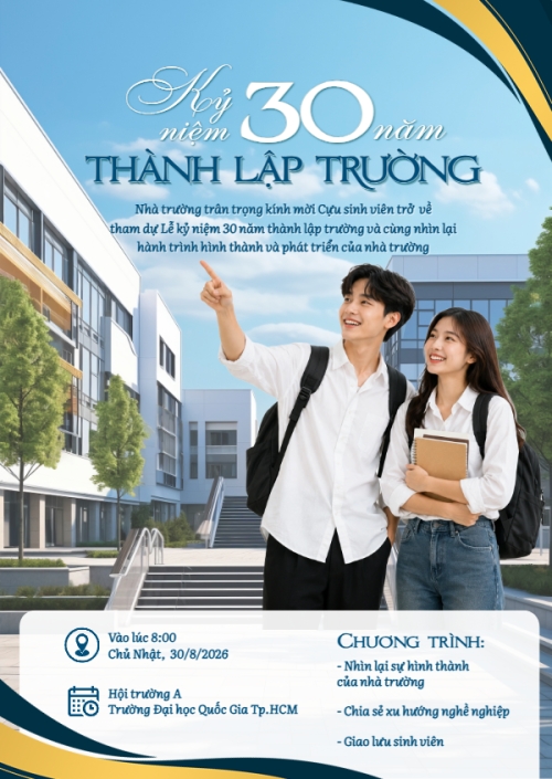 Kỷ niệm 30 năm hành lập trường