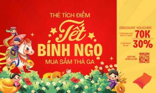 Thẻ tích điểm đổi quà tết