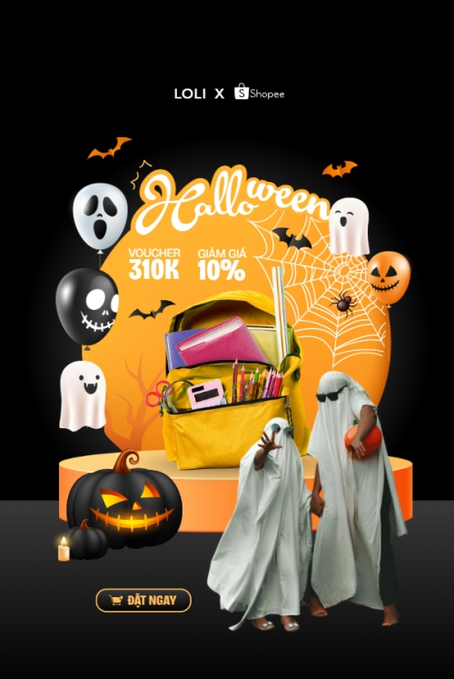Halloween, lễ hội ma quái, thời trang, fashion, sự kiện, event, dễ thương, cute, chibi, hoạt hình, cartoon