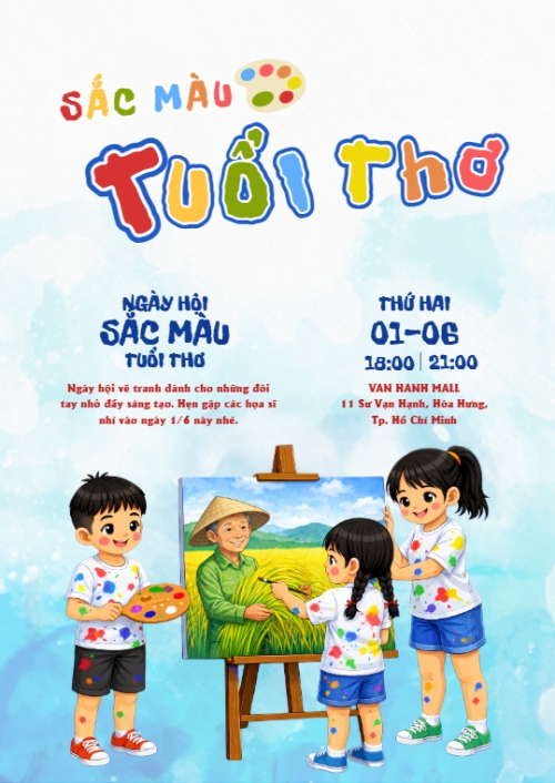 Sắc màu tuổi thơ