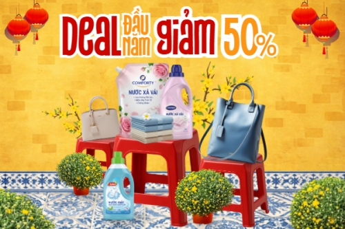 Deal đầu năm giảm 50%