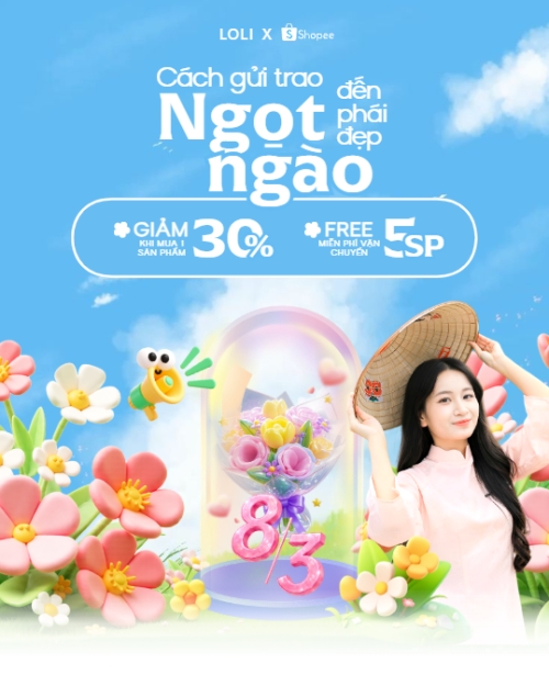 Cách gửi trao ngọt ngào đến phái đẹp