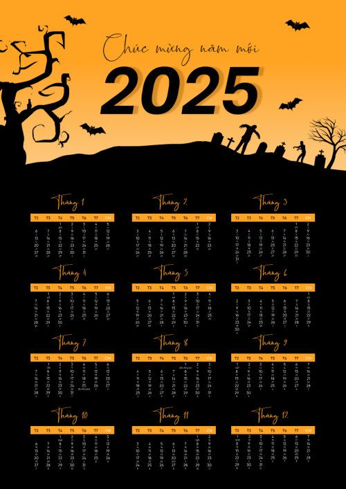Halloween, năm 2025, 2025, đơn giản, simple, minimalist, tối giản