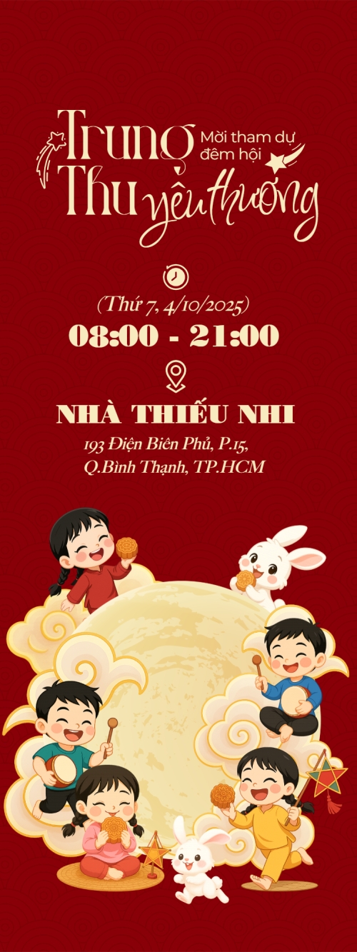 Trung thu, Tết Đoàn Viên, mid-autumn festival, sự kiện, event, dễ thương, cute, chibi, hoạt hình, cartoon