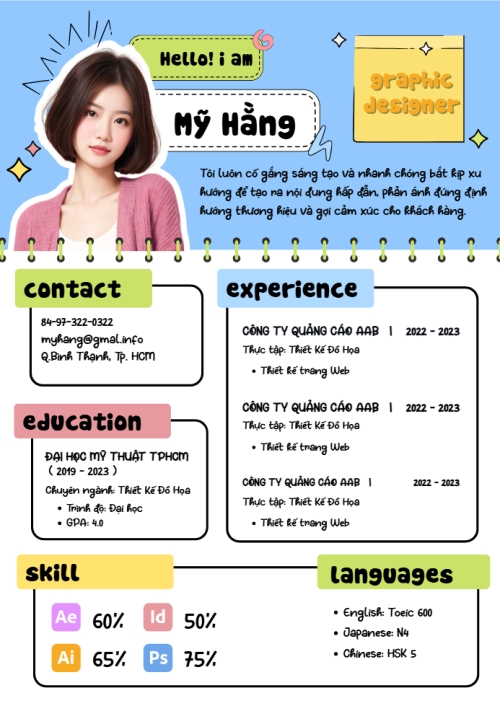 Graphic design, designer, thiết kế, truyền thông, fashion design, social, dễ thương, cute