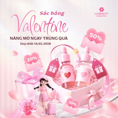 Sắc hồng Valentine nàng mở ngay trúng quà