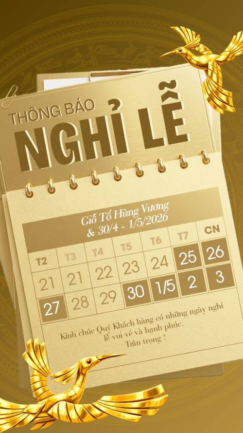 Lịch nghỉ lễ Giỗ Tổ và 30/4-1/5