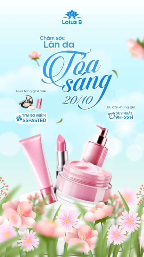 20/10, Ngày phụ nữ Việt Nam, Vietnamese Women's Day, phụ nữ, sự kiện, event, mỹ phẩm, làm đẹp, beauty, hiện đại, modern