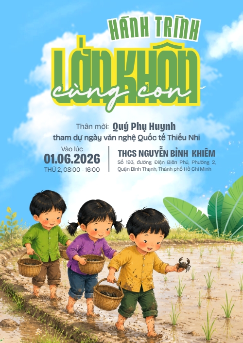 Hành trình lớn khôn cùng con