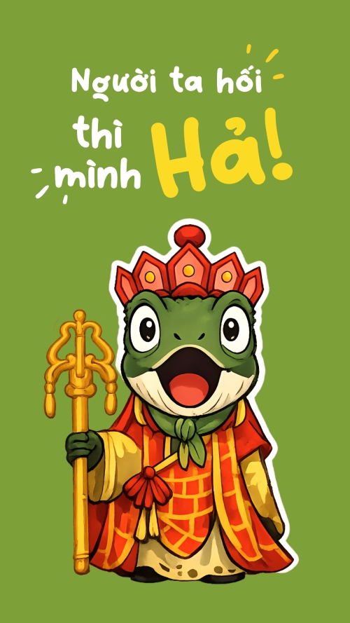 Người ta hối thì mình hả