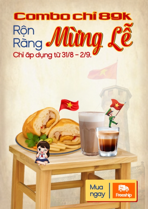 2/9, Quốc Khánh, lễ hội, Việt Nam, đồ ăn, food, thực phẩm, ẩm thực, món ăn, F&B, thức ăn, cổ điển, vintage, retro, classic