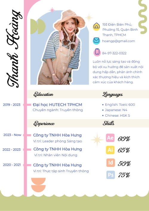 Designer, graphic design, thiết kế, truyền thông, fashion design, social, dễ thương, cute,