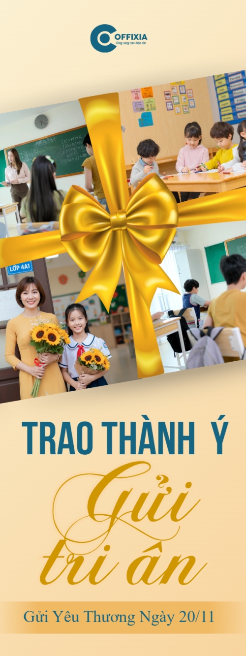 Trao thành ý gửi tri ân
