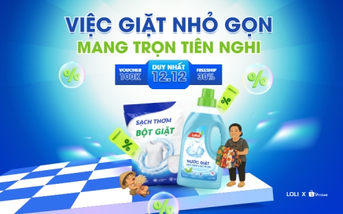 Việc giặt nhỏ gọn mang trọn tiện nghi