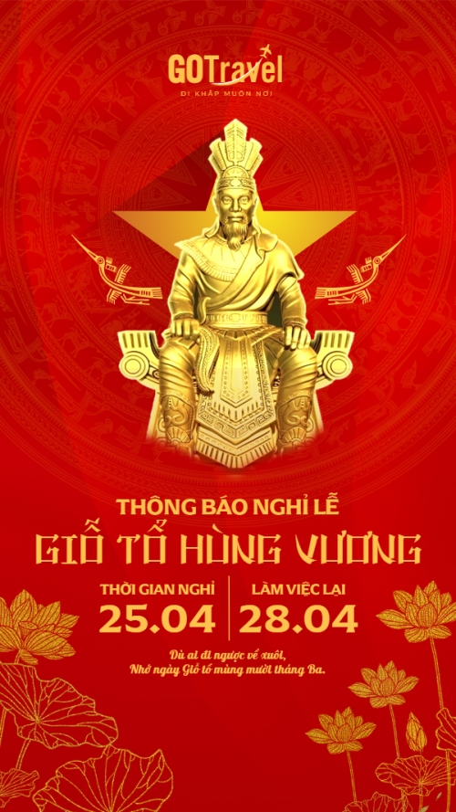Thông báo nghỉ lễ Giỗ tổ Hùng Vương 2026