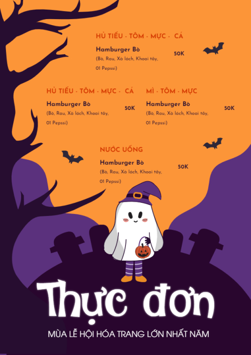 Halloween, đồ ăn, food, thực phẩm, ẩm thực, món ăn, F&B, nhà hàng, thức ăn