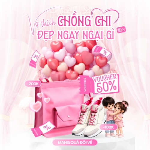 Vợ thích chồng chi đẹp ngay ngại gì