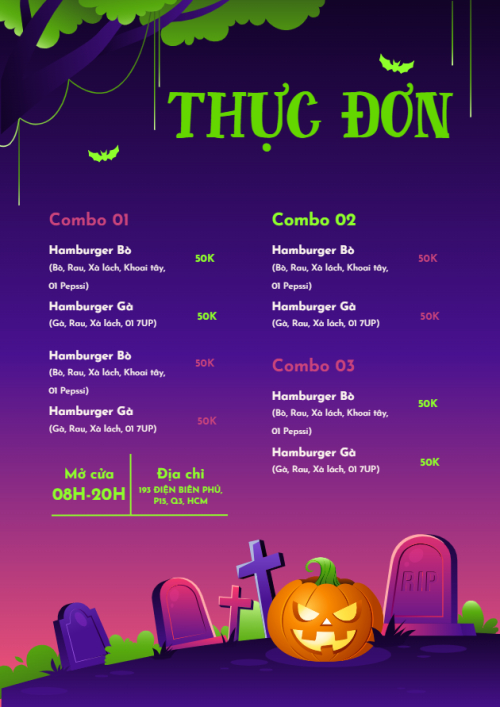 Halloween, đồ ăn, food, thực phẩm, ẩm thực, món ăn, F&B, nhà hàng, thức ăn