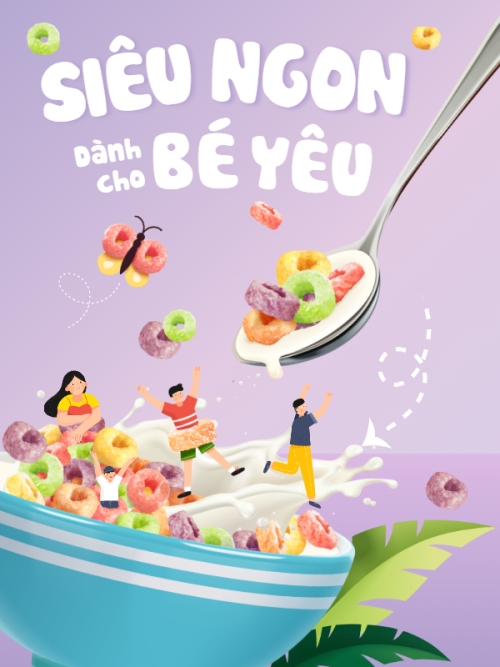 Em bé, baby, trẻ em, kids, ngũ cốc, cereal, đồ ăn, food, thực phẩm, ẩm thực, món ăn, F&B, thức ăn