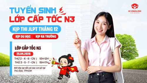 Tuyển sinh lớp cấp tốc