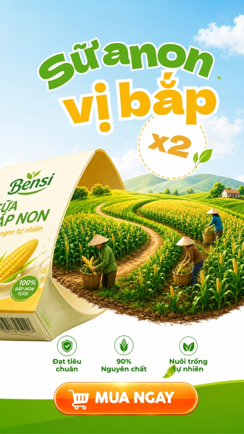 Sữa non X2 vị bắp