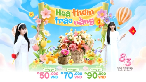 Hoa thơm trao nàng